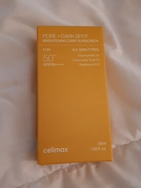 Celimax Pore + Dark Spot Brightening Sunscreen SPF50+ NIB